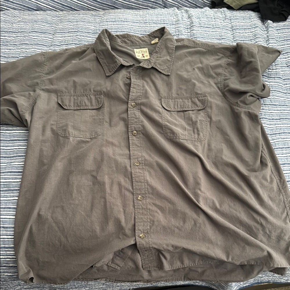 RedHead Brown Casual Button Down Shirt Relaxed Fit